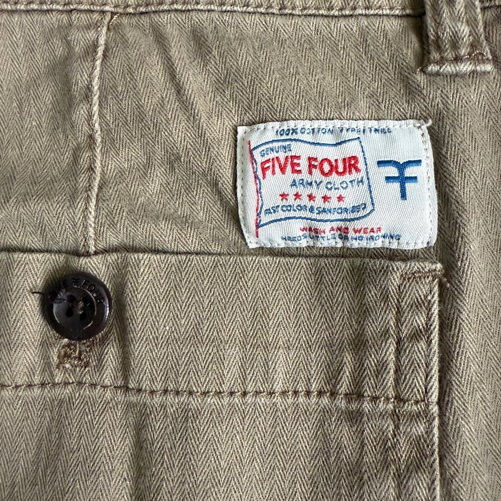 Five Four Men's Cargo Shorts in Tan - Picture 4 of 4